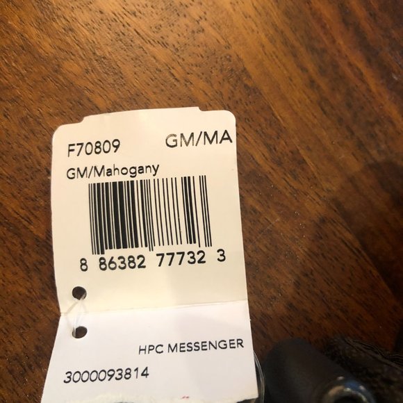 NWT COACH HERITAGE SIGNATURE EMBOSSED PVC MESSENGER 70809 - Picture 8 of 8